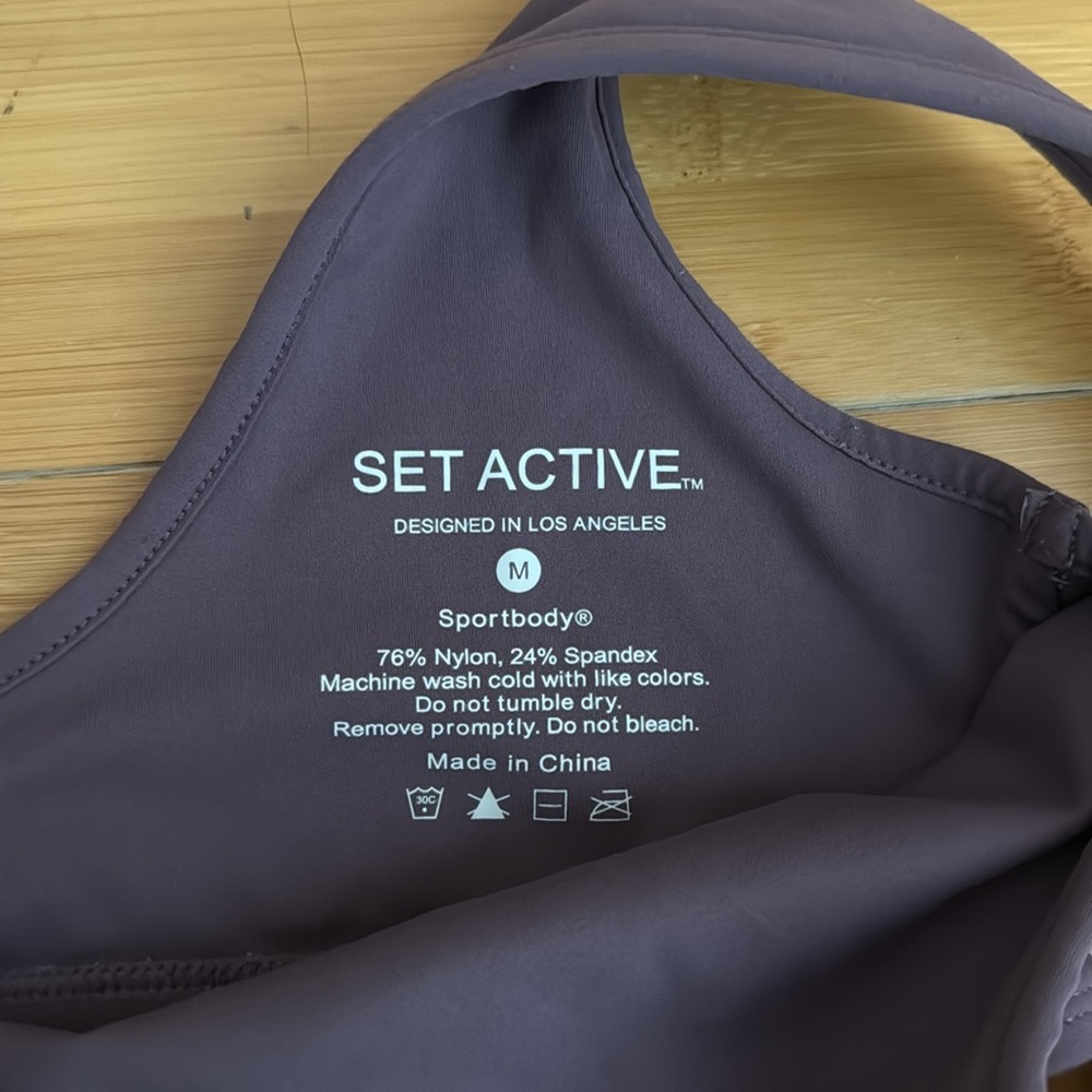 Set Active Sportbody Drip Bra (dark Purple) - Picture 3 of 4